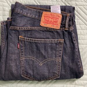 Levi's Blue Relaxed Jeans with Classic Indigo Wash